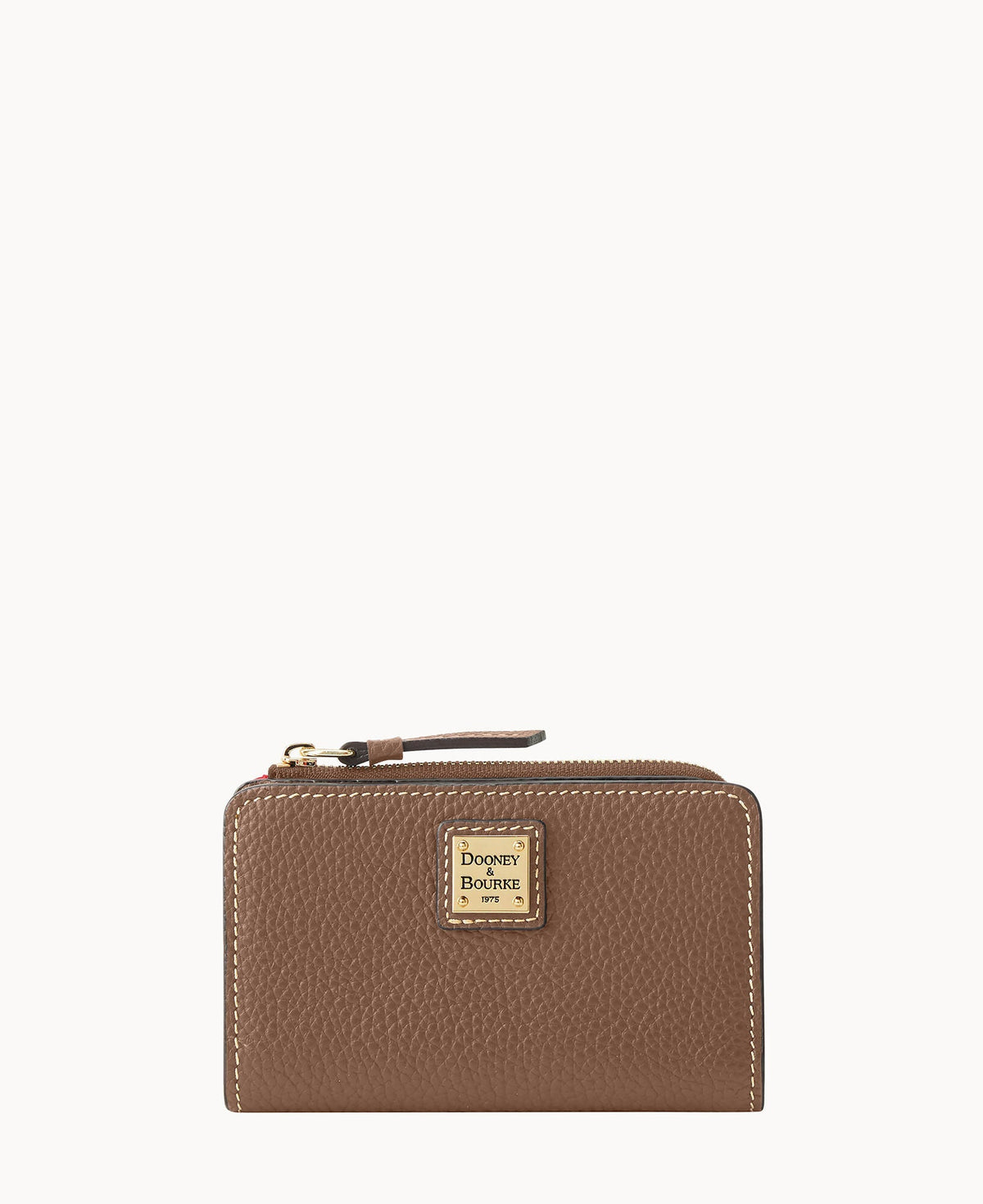 Pebble Grain Zip Credit Card Wallet 14