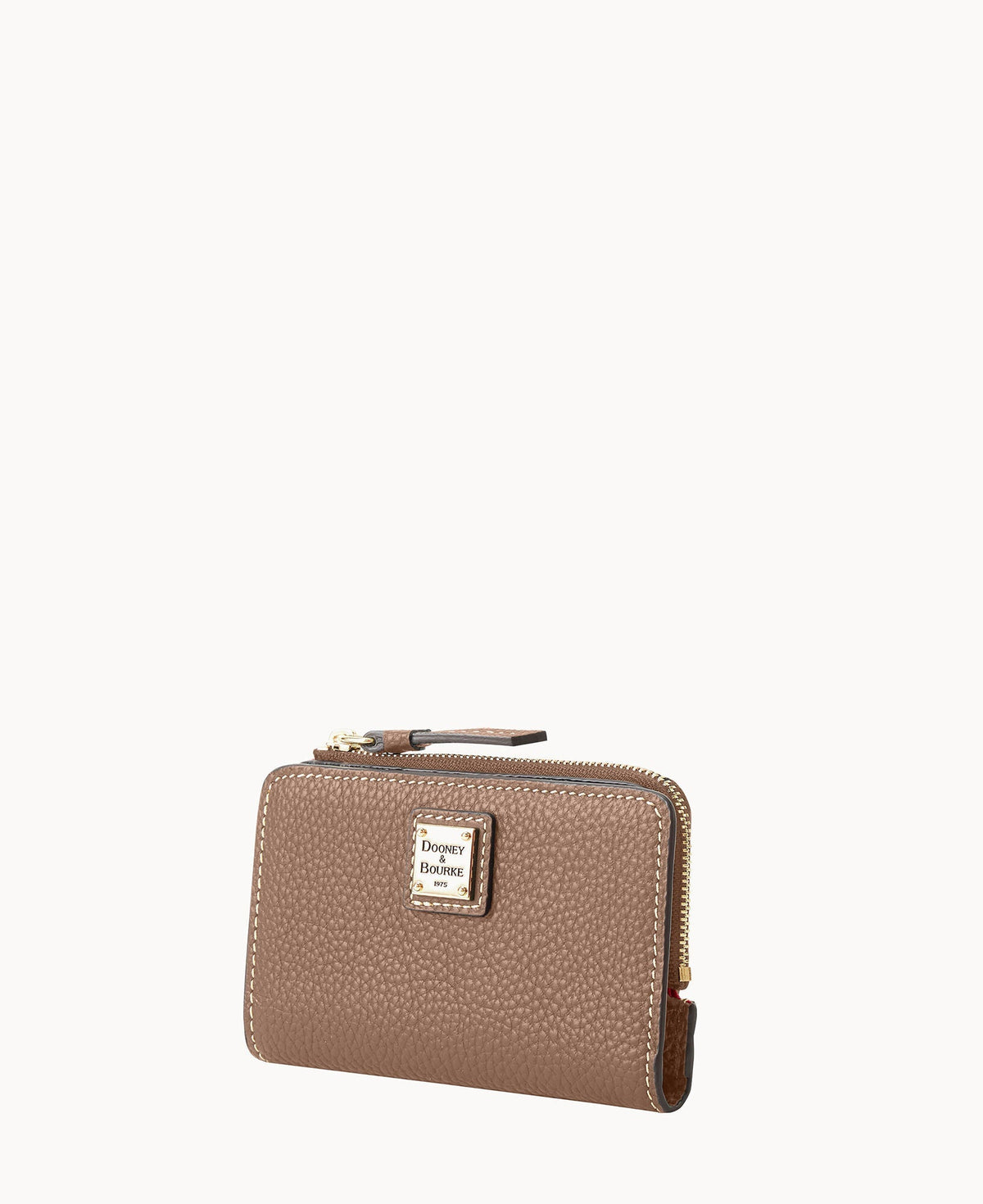 Pebble Grain Zip Credit Card Wallet 14