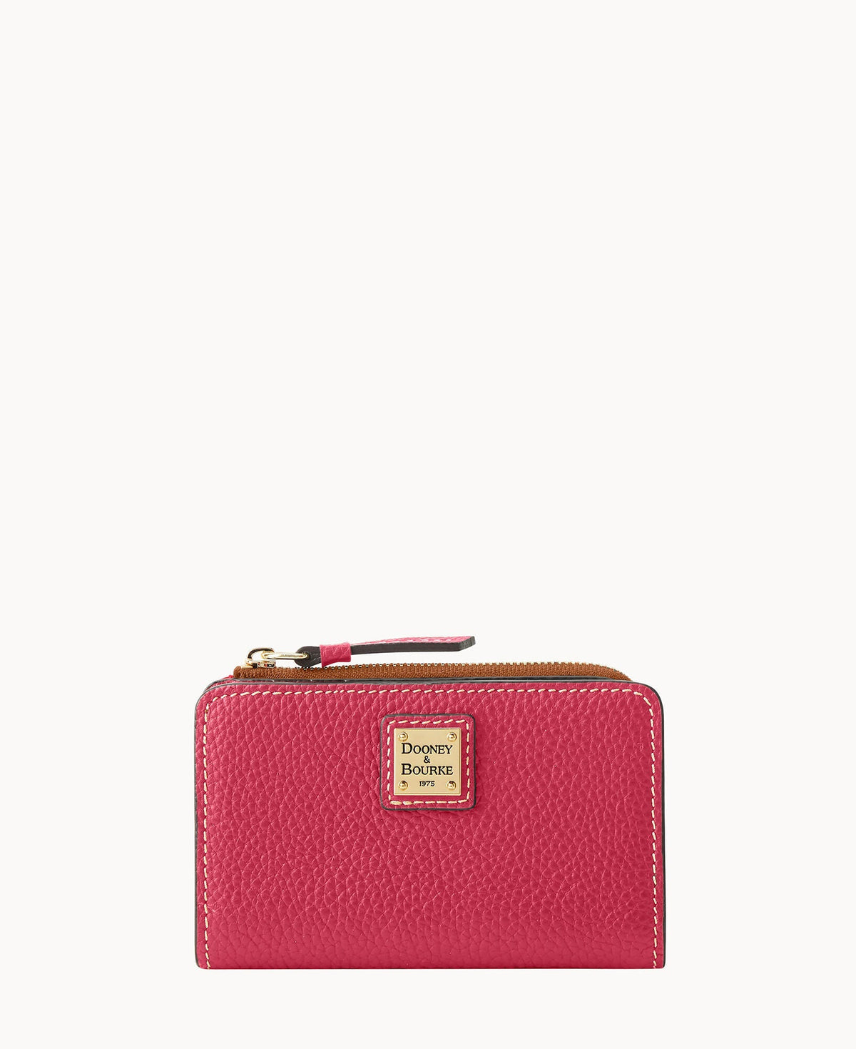 Pebble Grain Zip Credit Card Wallet 14