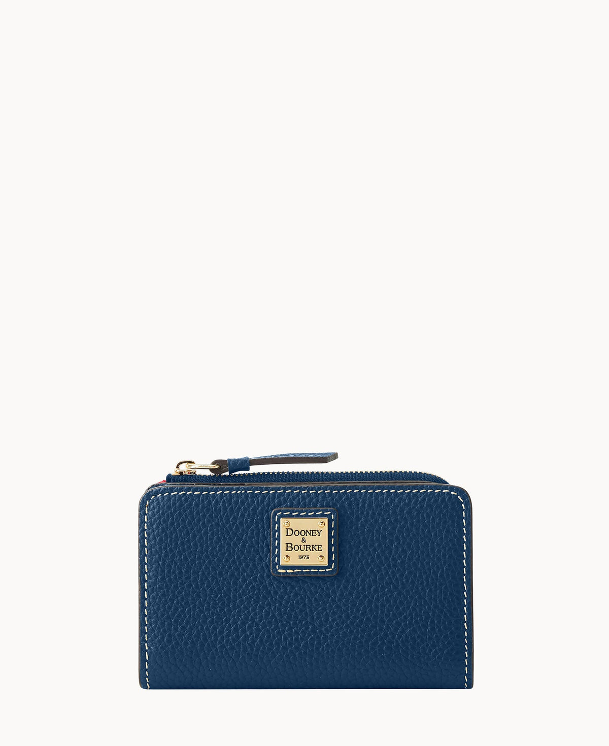 Pebble Grain Zip Credit Card Wallet 14