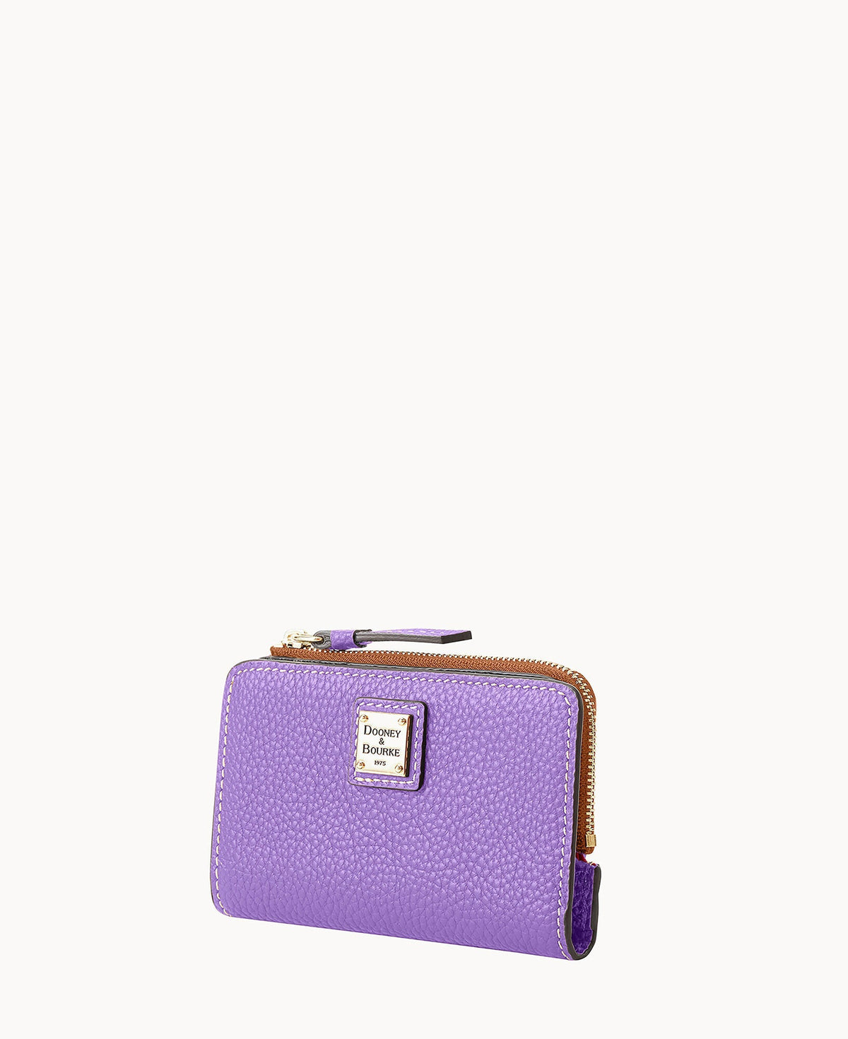 Pebble Grain Zip Credit Card Wallet 14