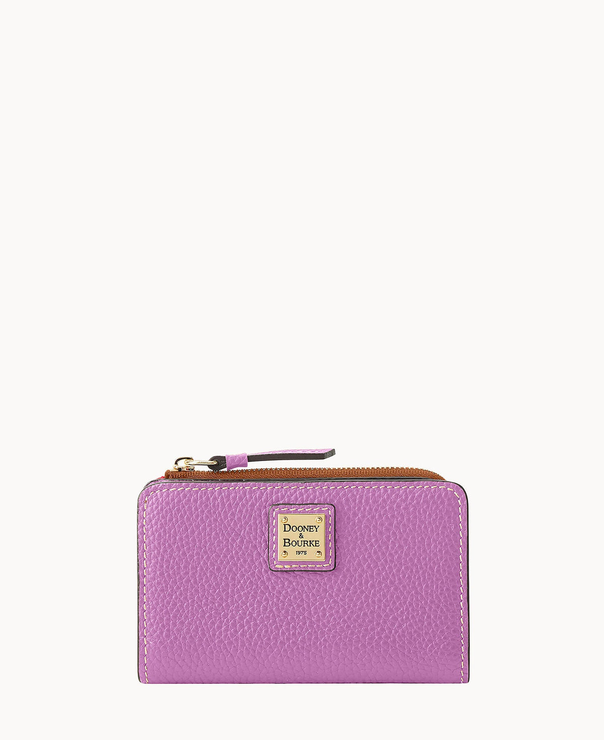 Pebble Grain Zip Credit Card Wallet 14