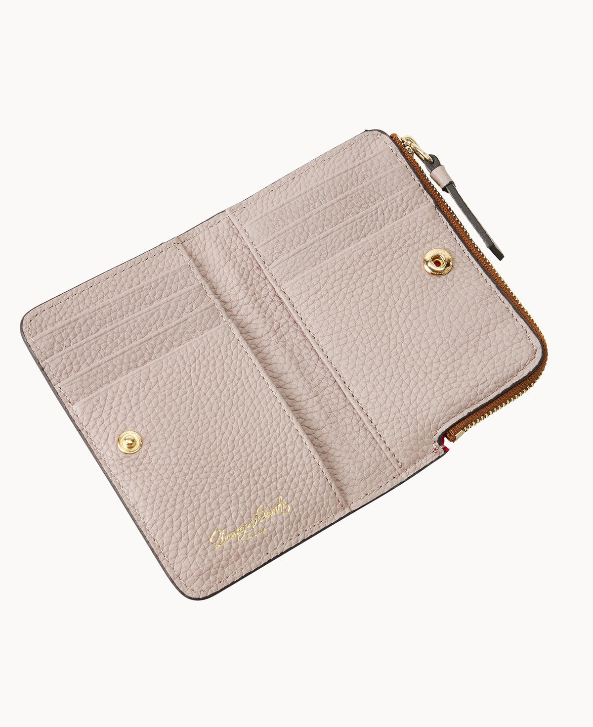 Pebble Grain Zip Credit Card Wallet 14