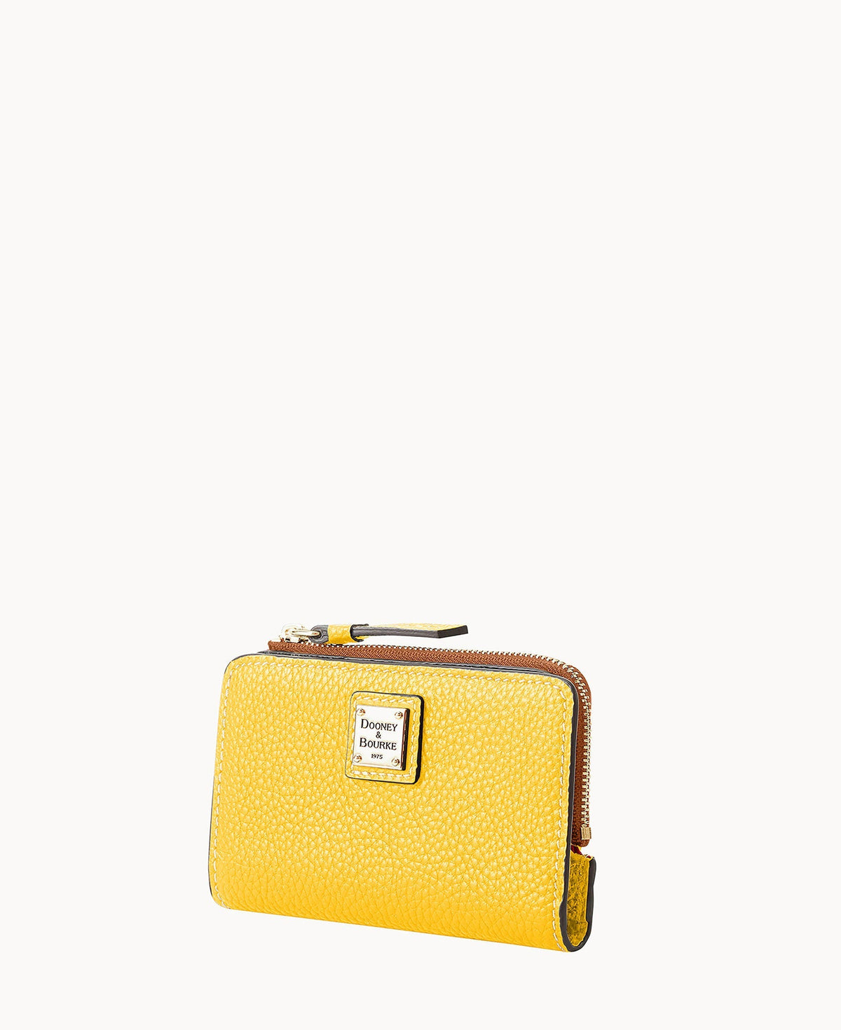 Pebble Grain Zip Credit Card Wallet 14