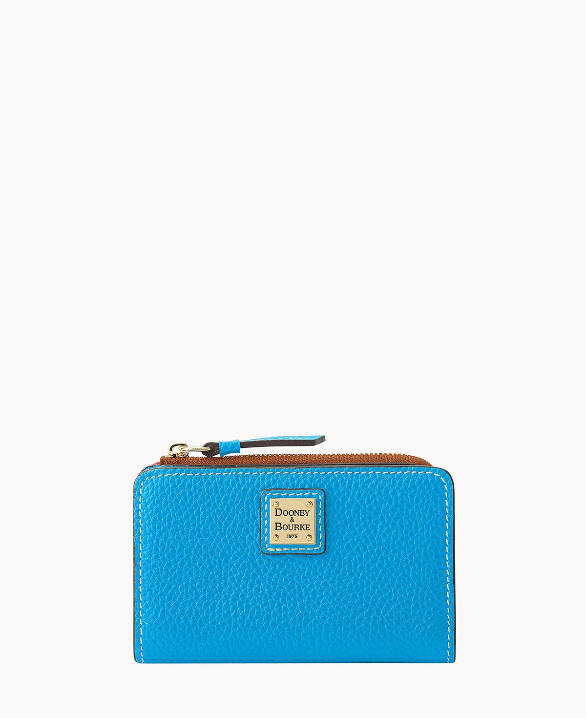 Pebble Grain Zip Credit Card Wallet 14