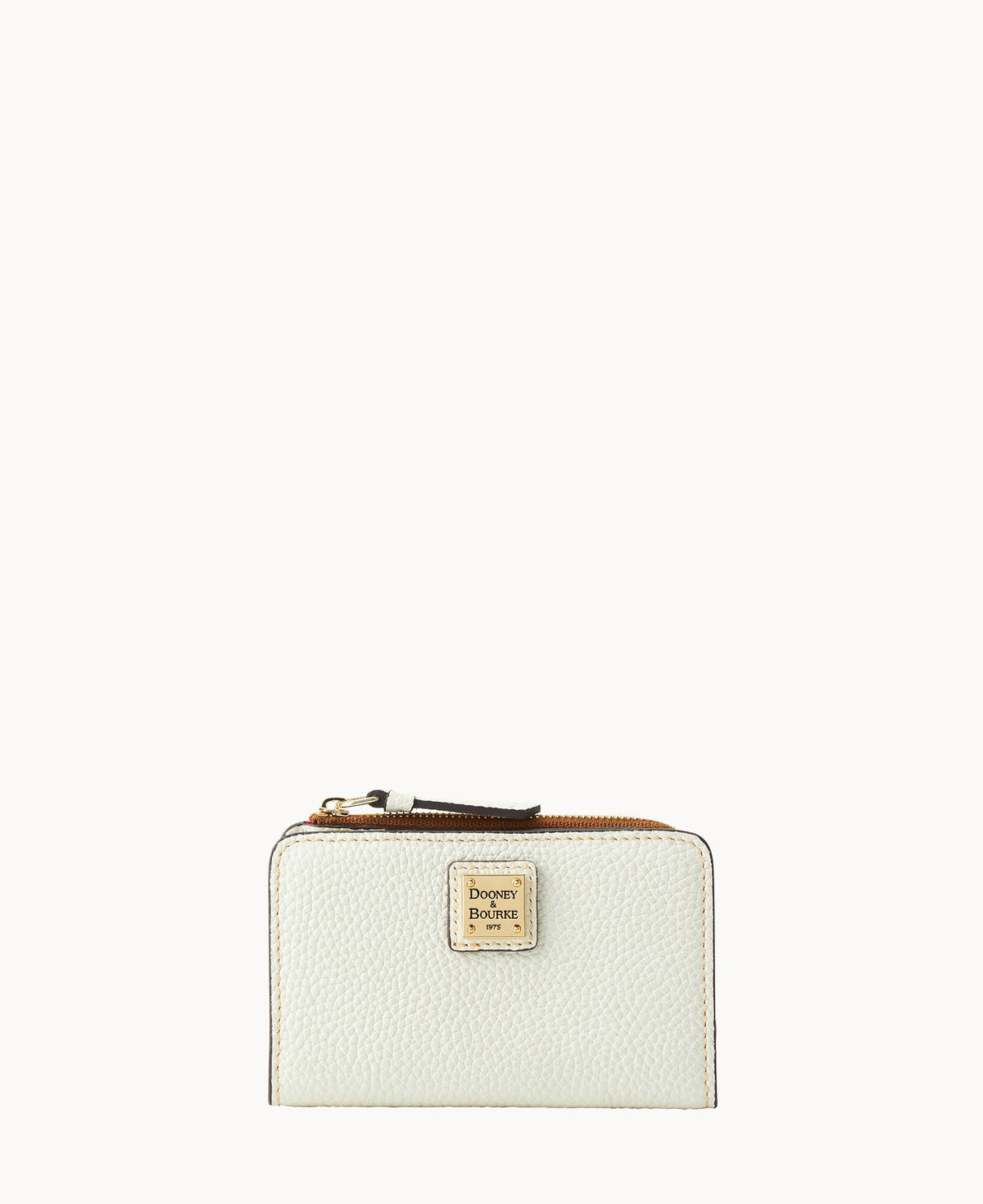 Pebble Grain Zip Credit Card Wallet 14