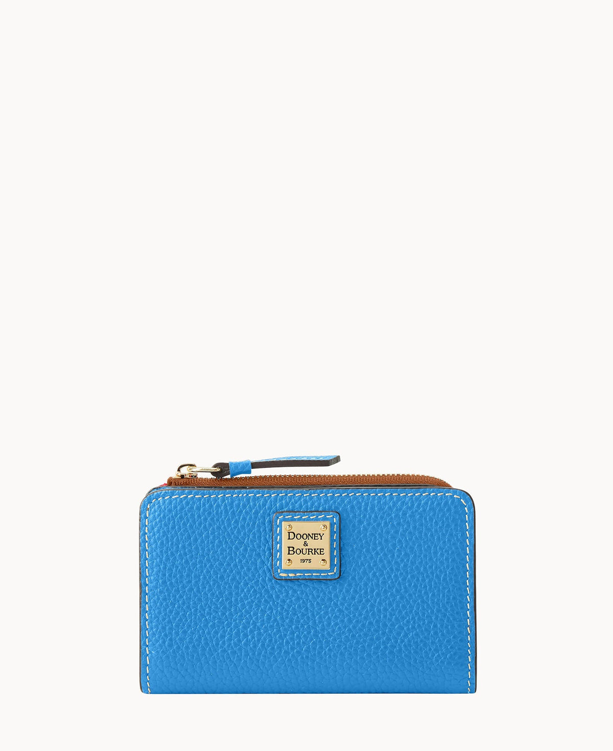 Pebble Grain Zip Credit Card Wallet 14