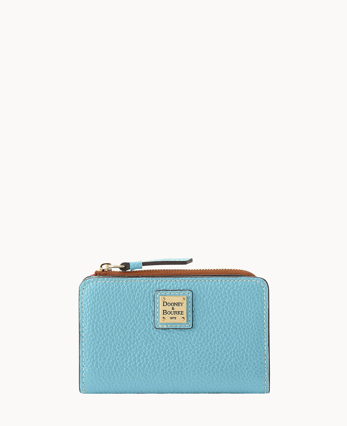 Pebble Grain Zip Credit Card Wallet 14
