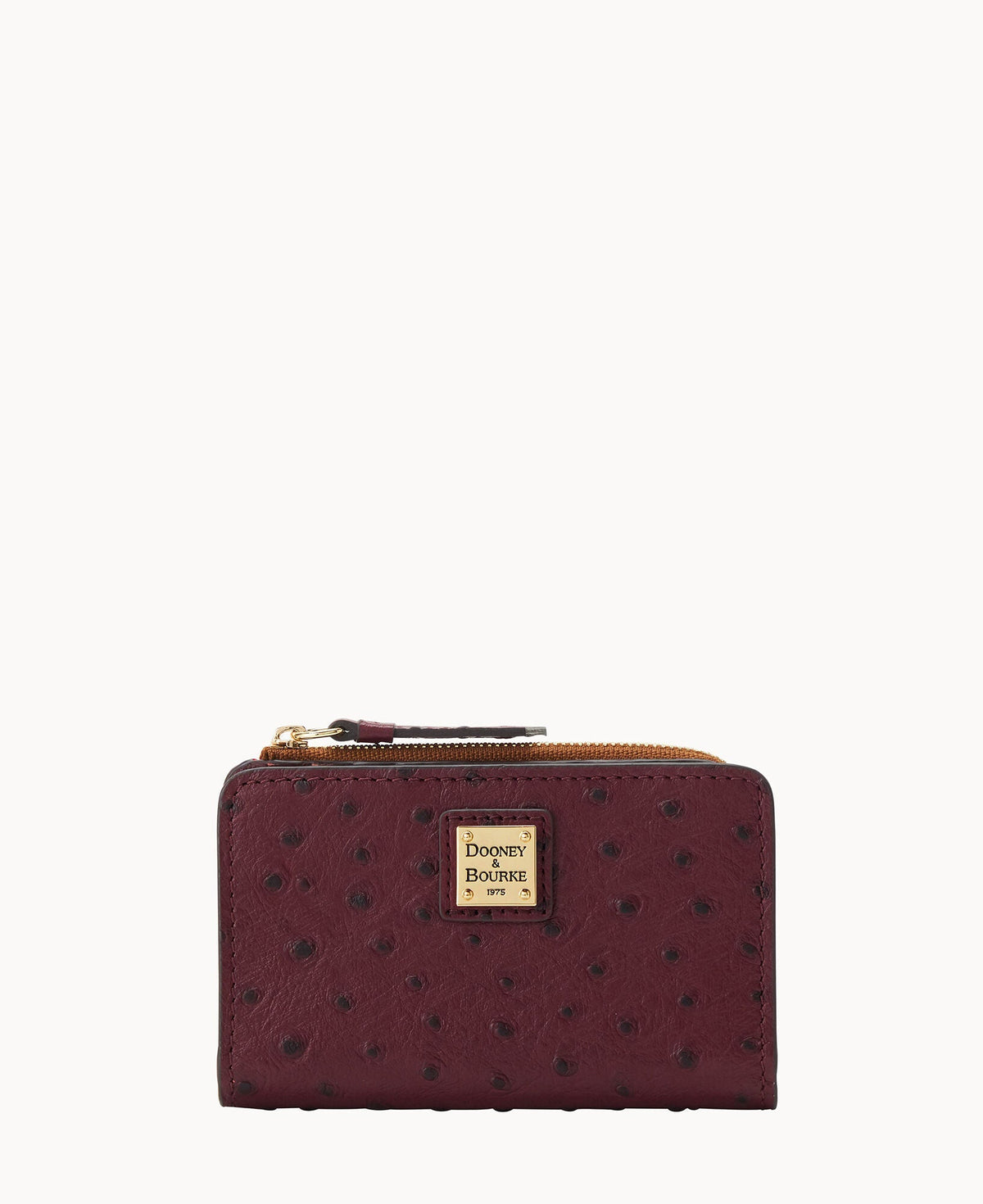 Ostrich Zip Credit Card Wallet 14