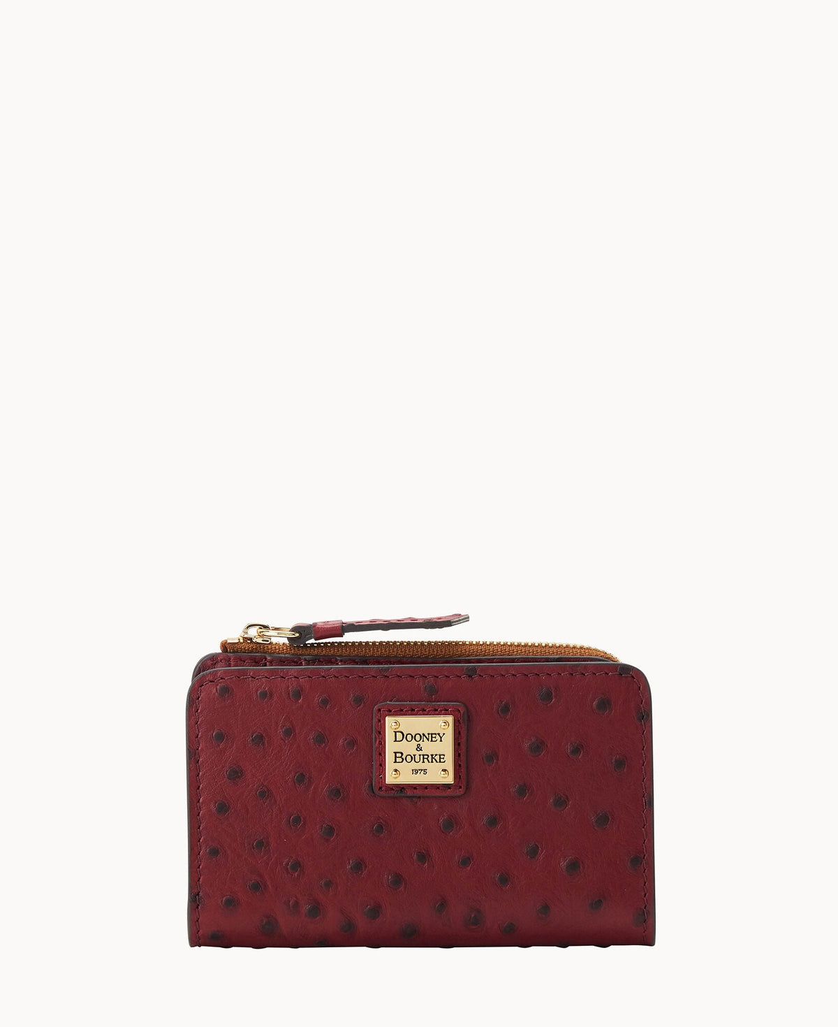 Ostrich Zip Credit Card Wallet 14
