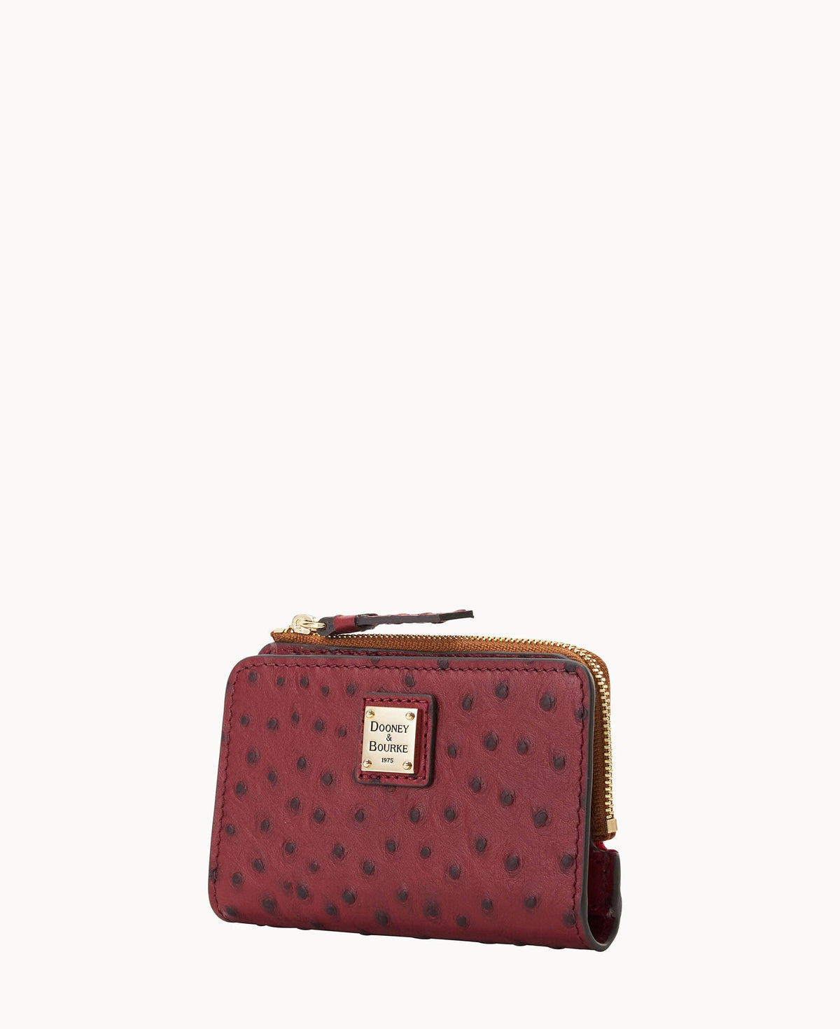 Ostrich Zip Credit Card Wallet 14