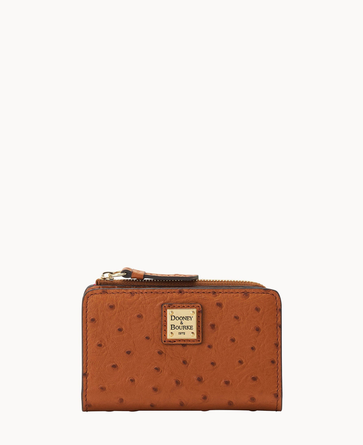 Ostrich Zip Credit Card Wallet 14