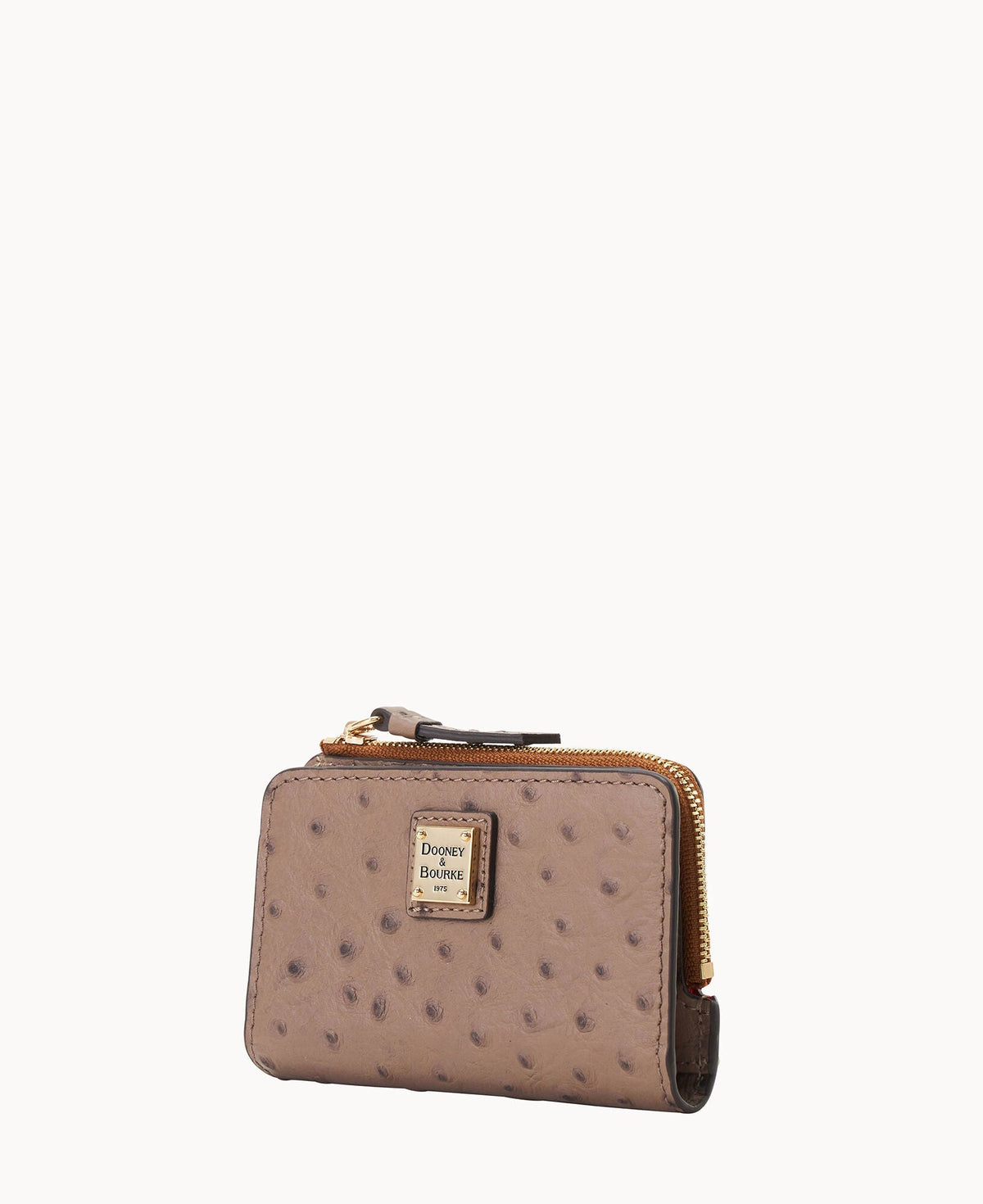 Ostrich Zip Credit Card Wallet 14