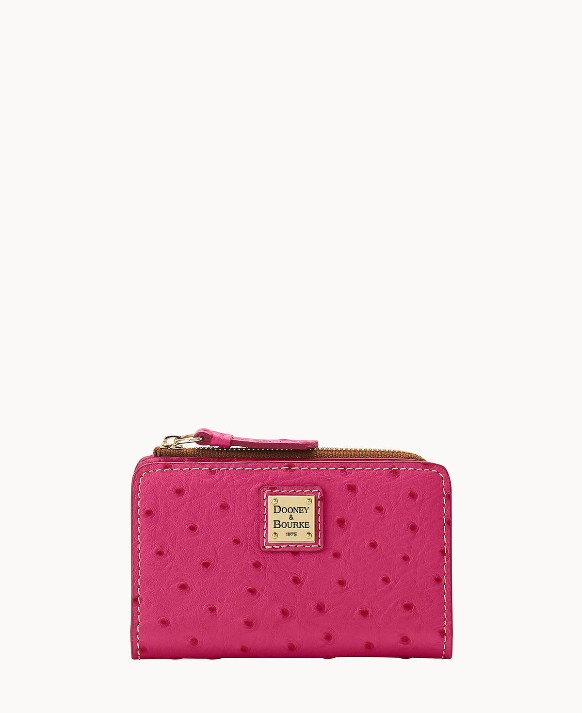 Ostrich Zip Credit Card Wallet 14