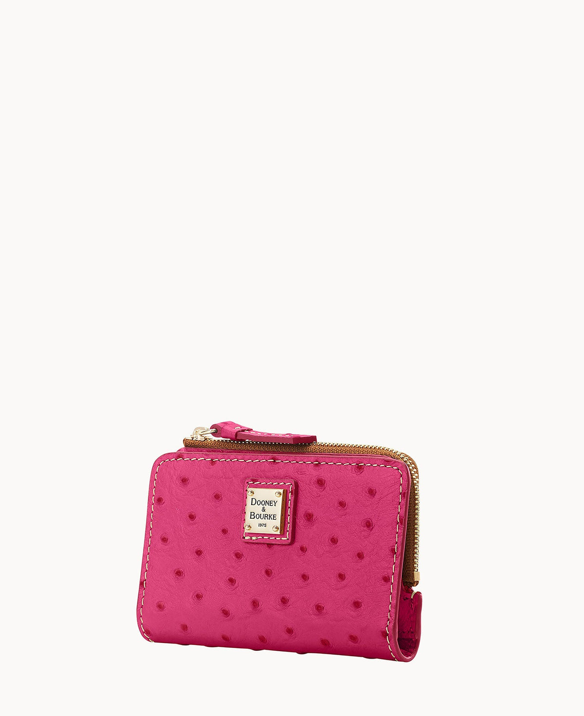 Ostrich Zip Credit Card Wallet 14