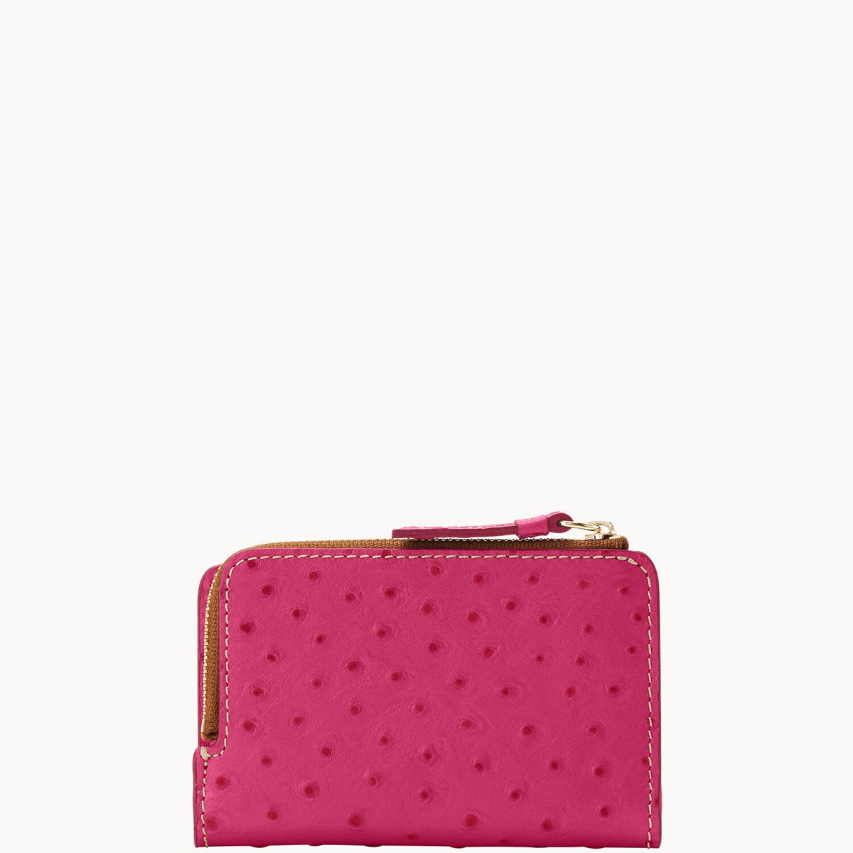 Ostrich Zip Credit Card Wallet 14