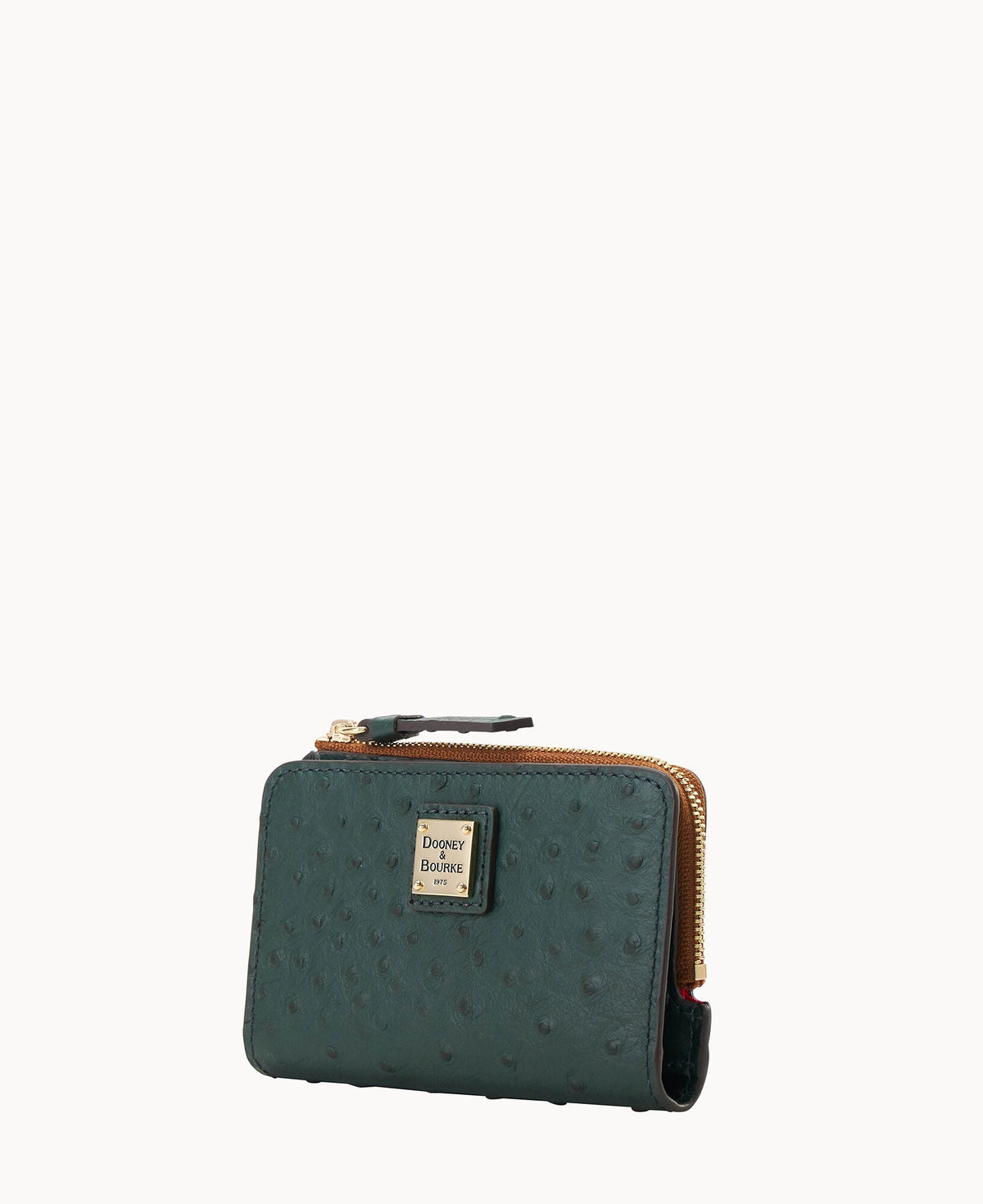 Ostrich Zip Credit Card Wallet 14