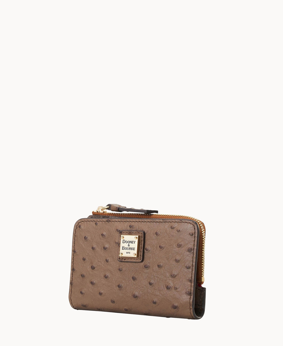 Ostrich Zip Credit Card Wallet 14