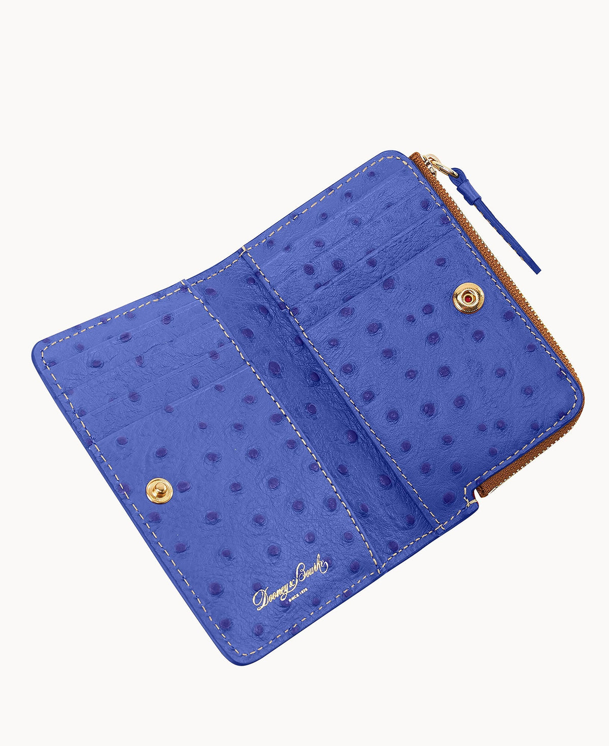 Ostrich Zip Credit Card Wallet 14