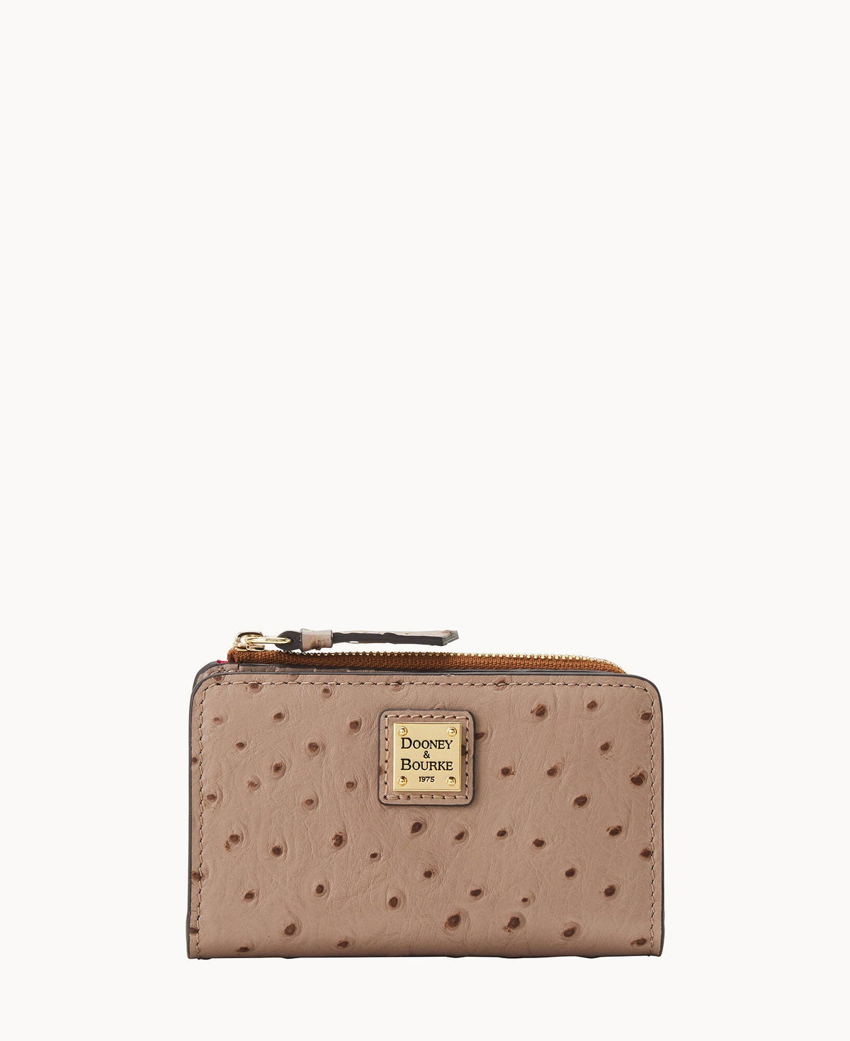 Ostrich Zip Credit Card Wallet 14