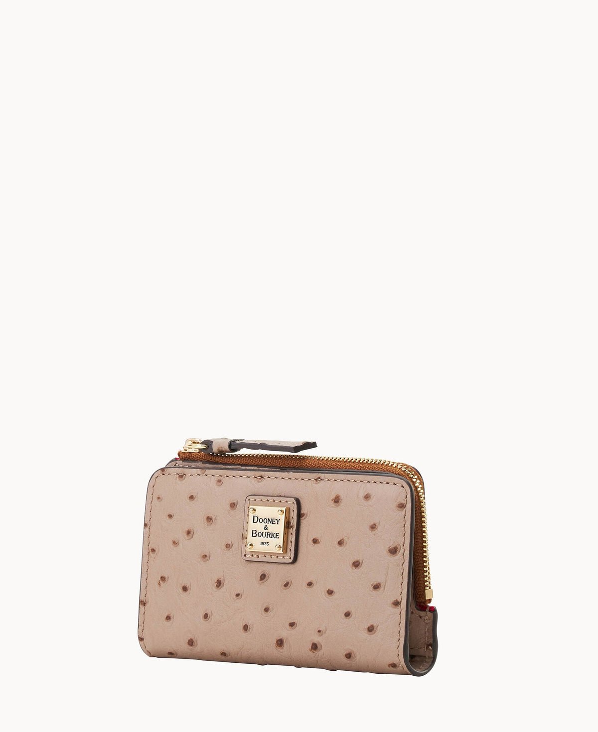 Ostrich Zip Credit Card Wallet 14