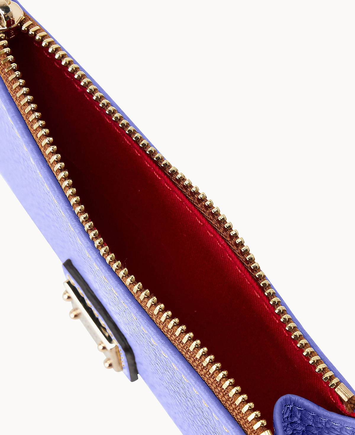 Pebble Grain Zip Credit Card Case