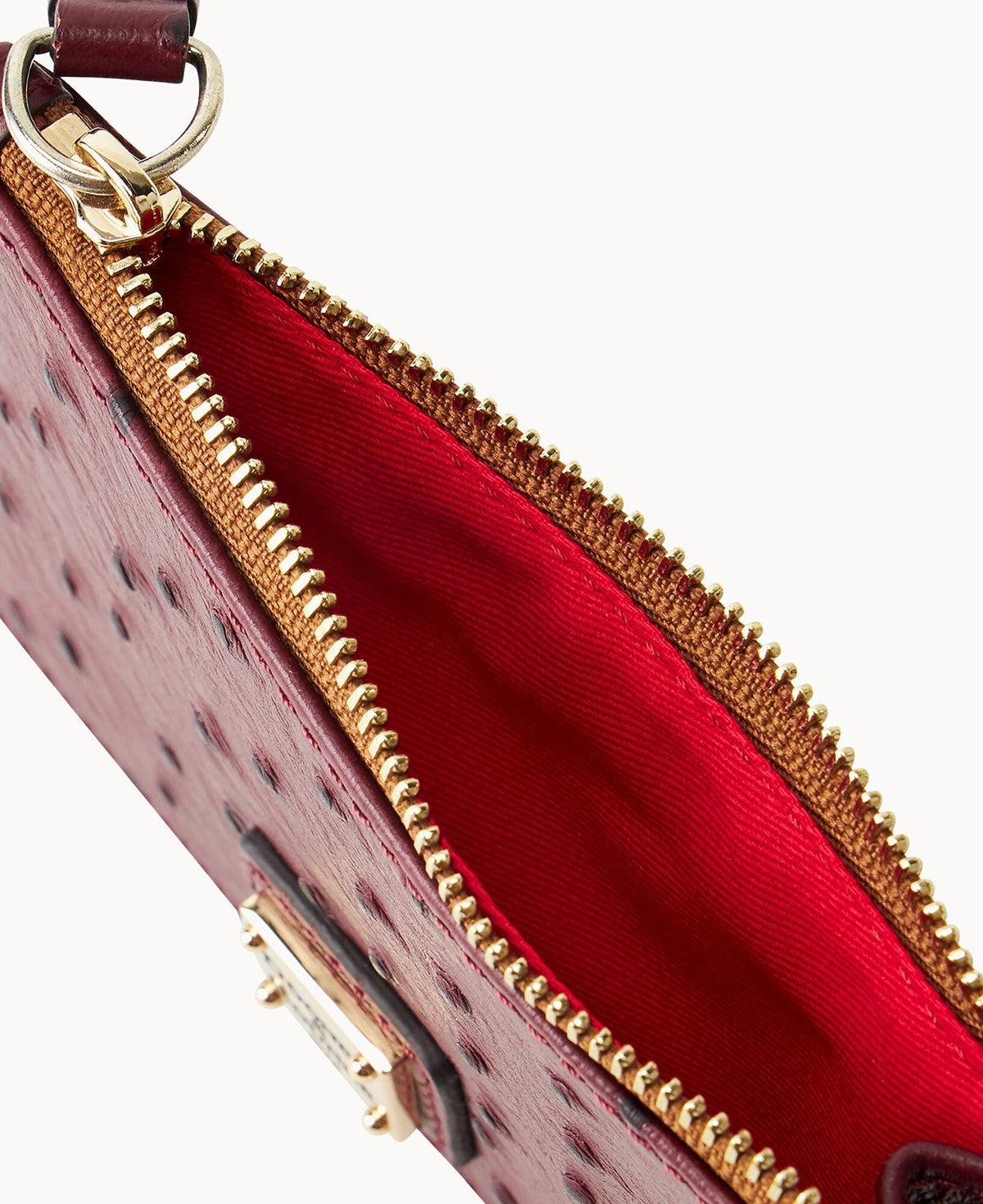 Ostrich Zip Credit Card Wallet 14