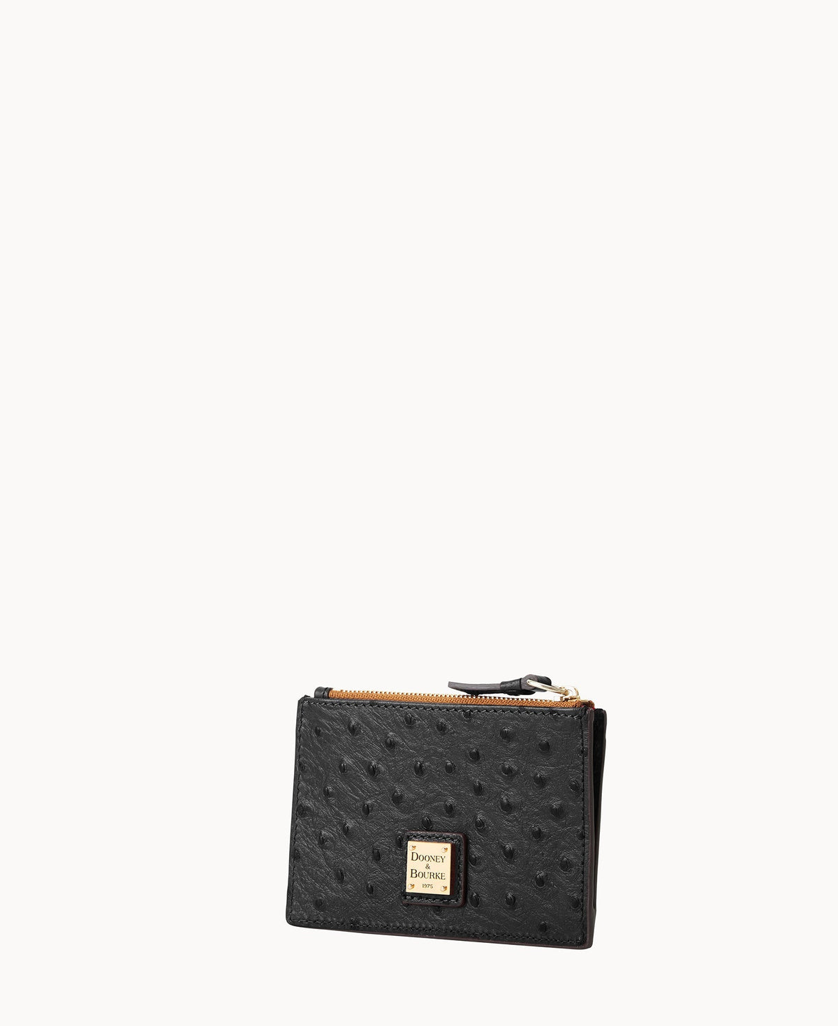 Ostrich Zip Credit Card Case
