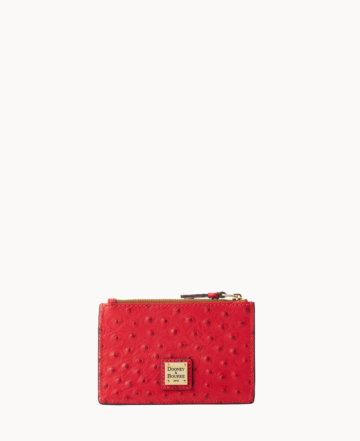 Ostrich Zip Credit Card Wallet 14