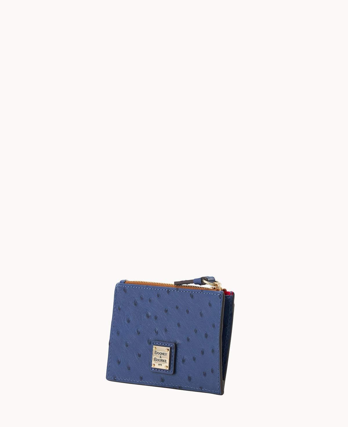 Ostrich Zip Credit Card Wallet 14