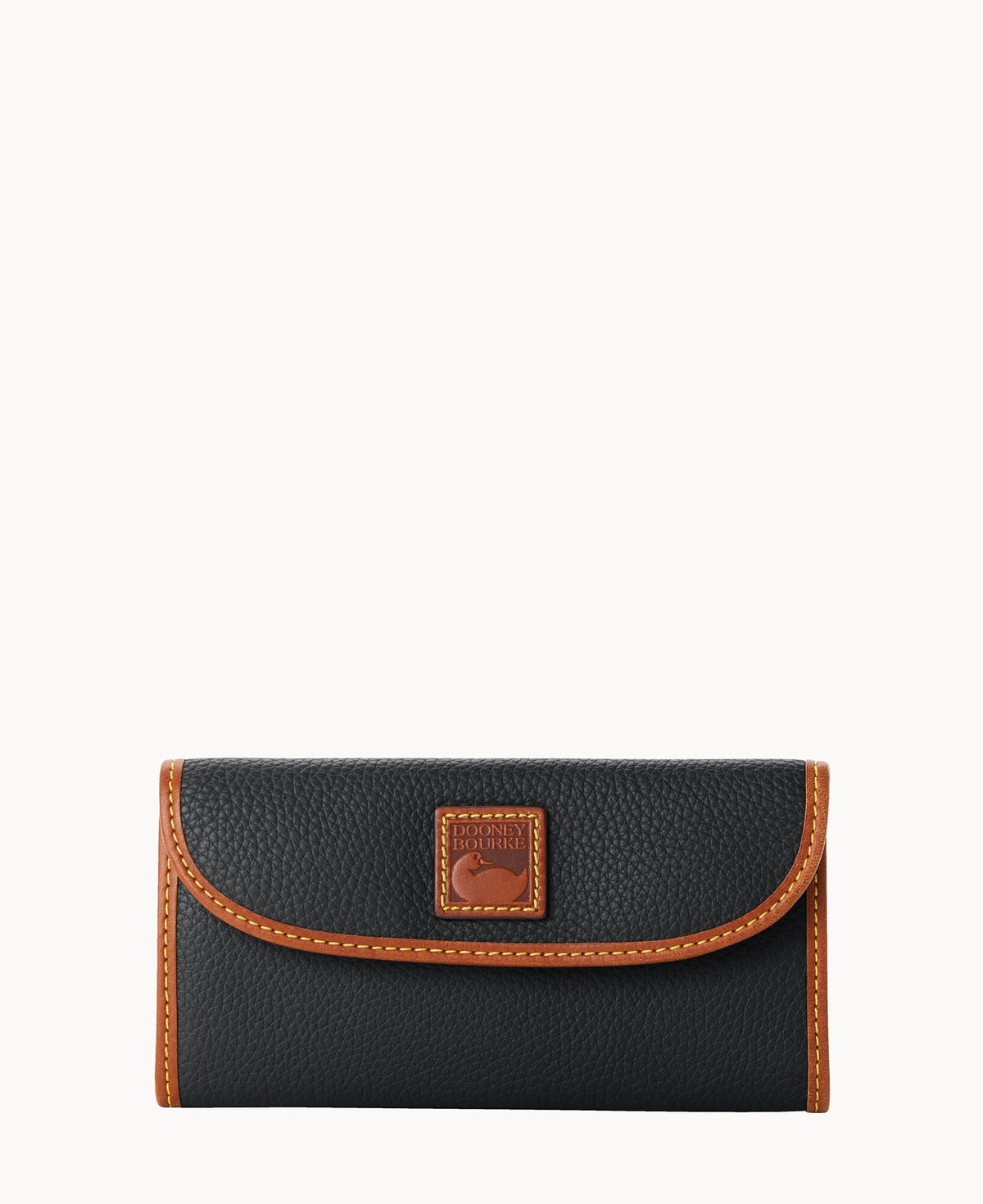 Pebble Grain Continental Clutch
