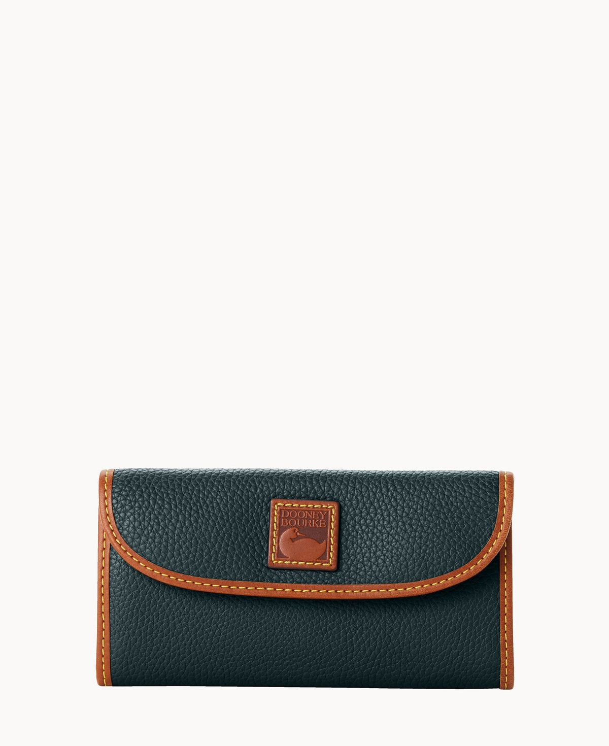 Pebble Grain Continental Clutch