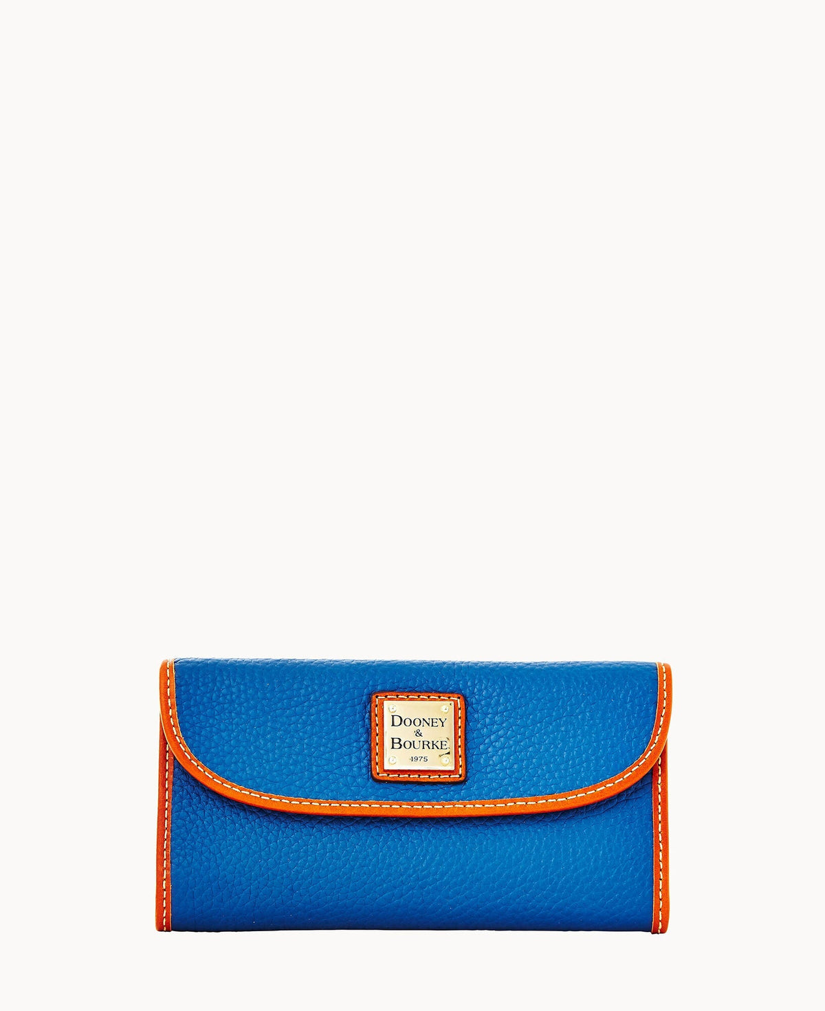 Pebble Grain Continental Clutch