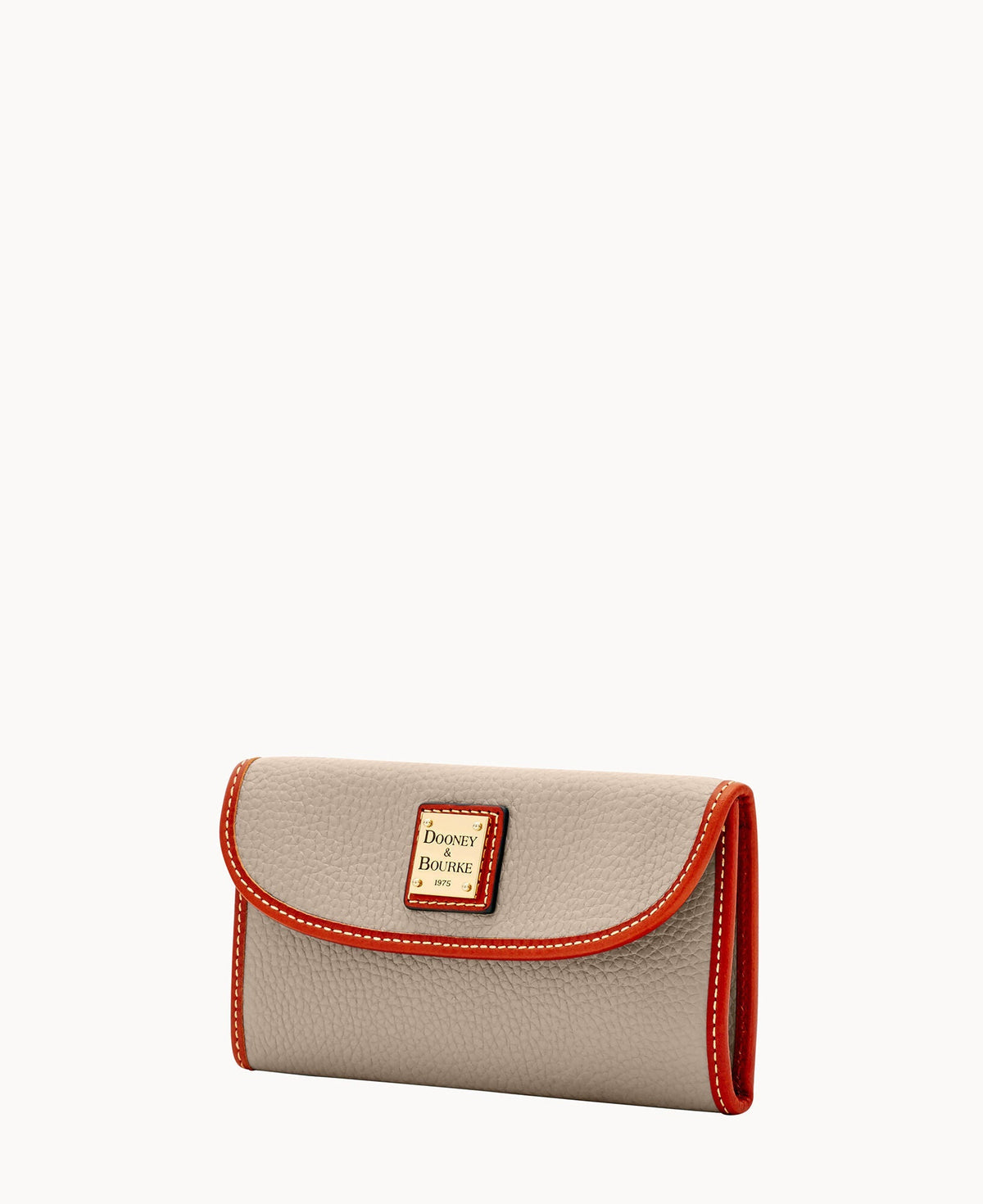 Pebble Grain Continental Clutch
