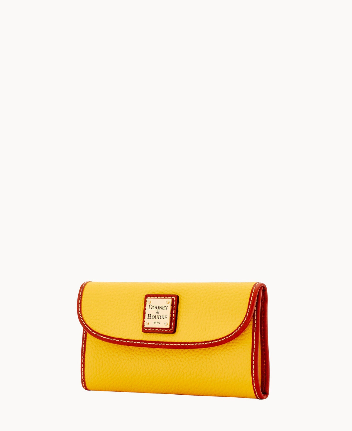 Pebble Grain Continental Clutch