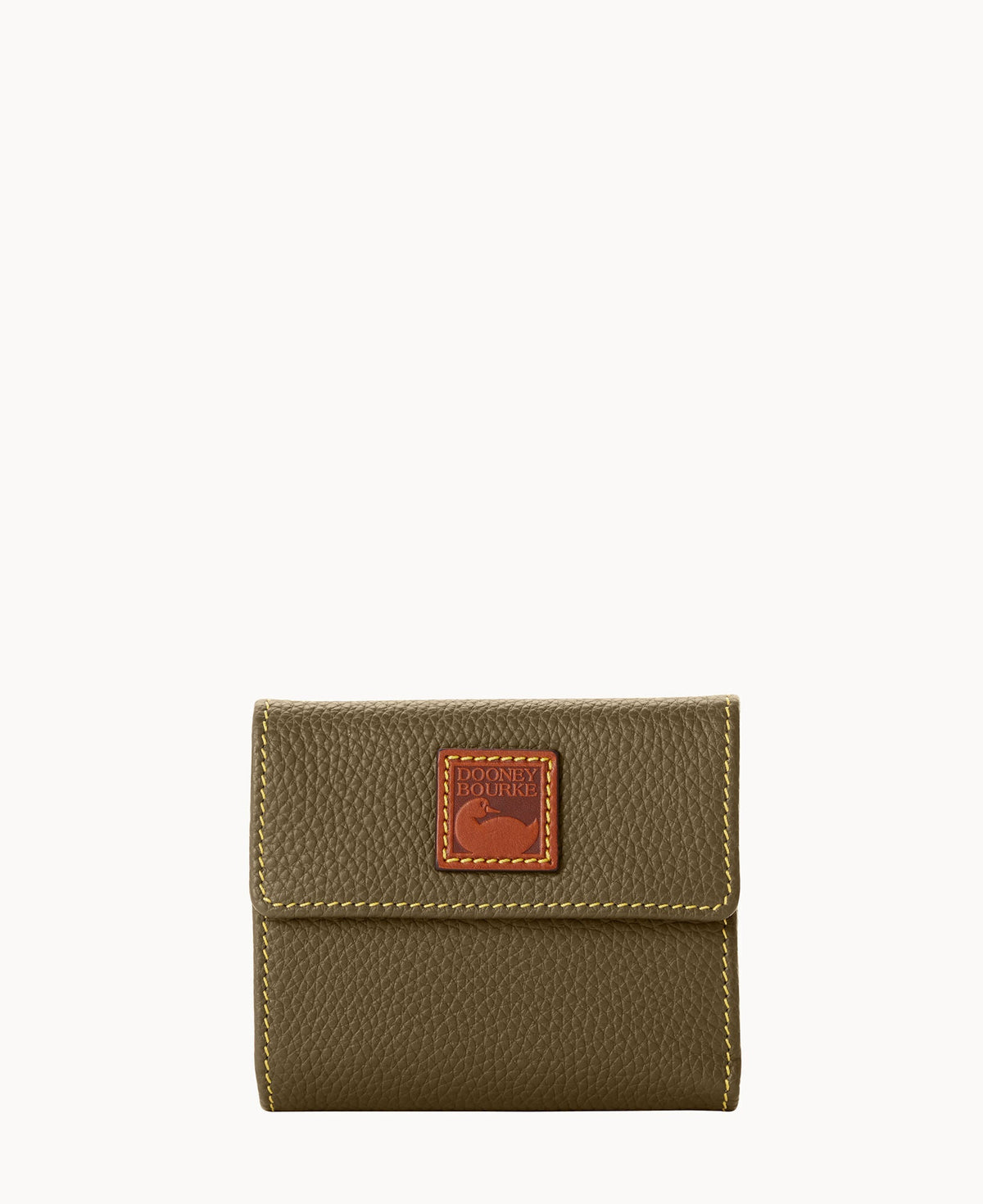 Pebble Grain Small Flap Wallet