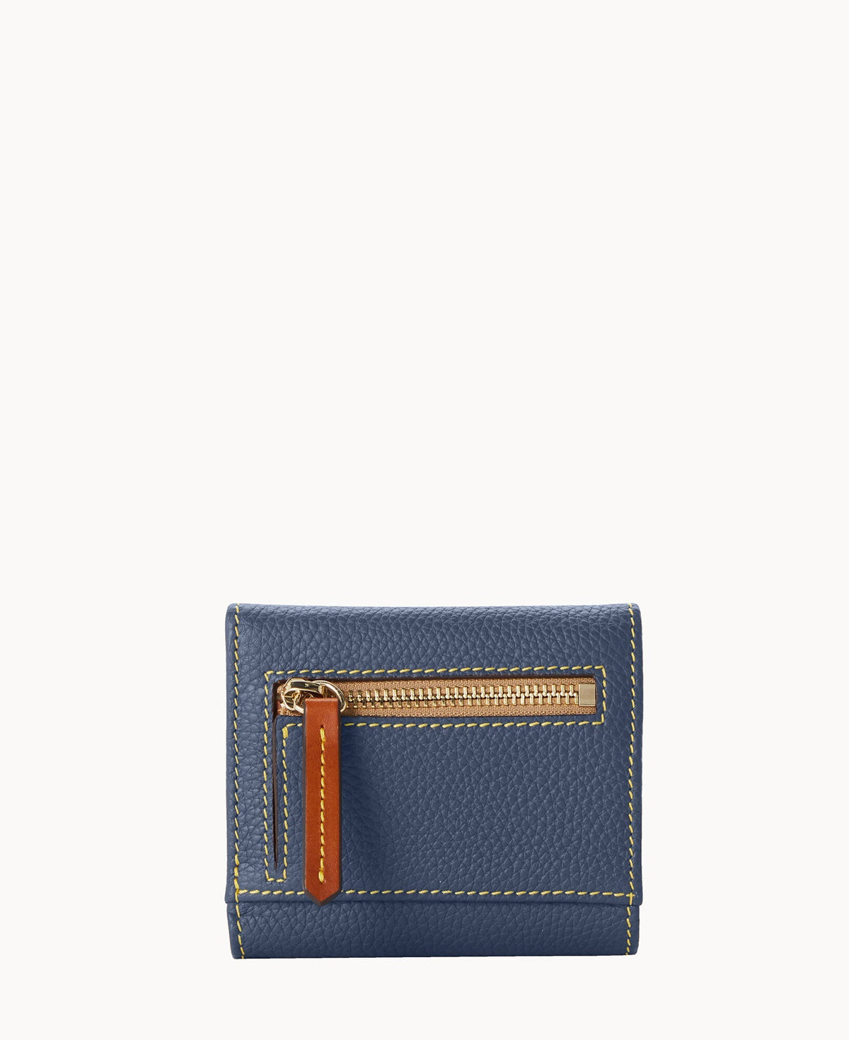 Pebble Grain Small Flap Wallet