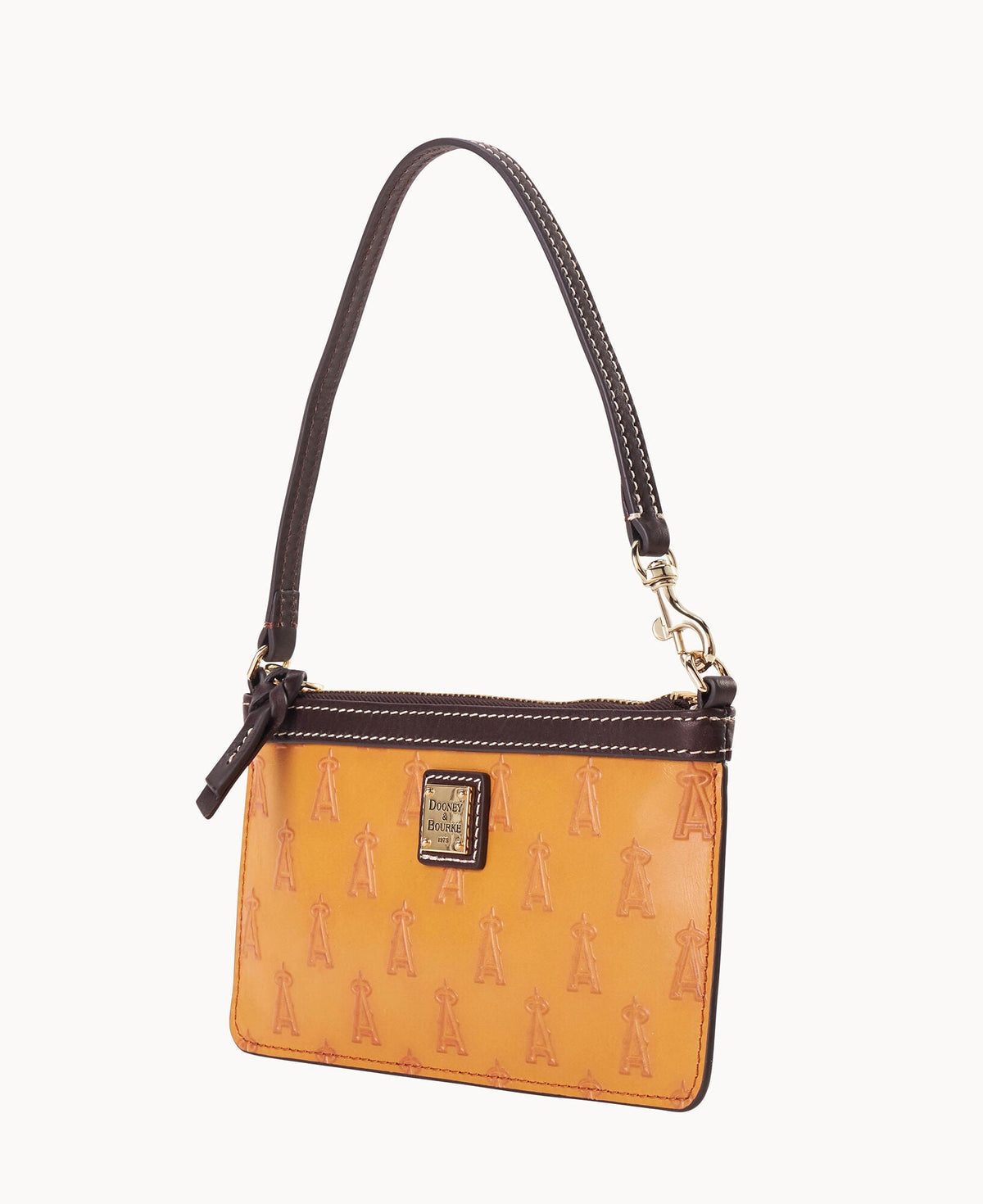 MLB Angels Large Slim Wristlet