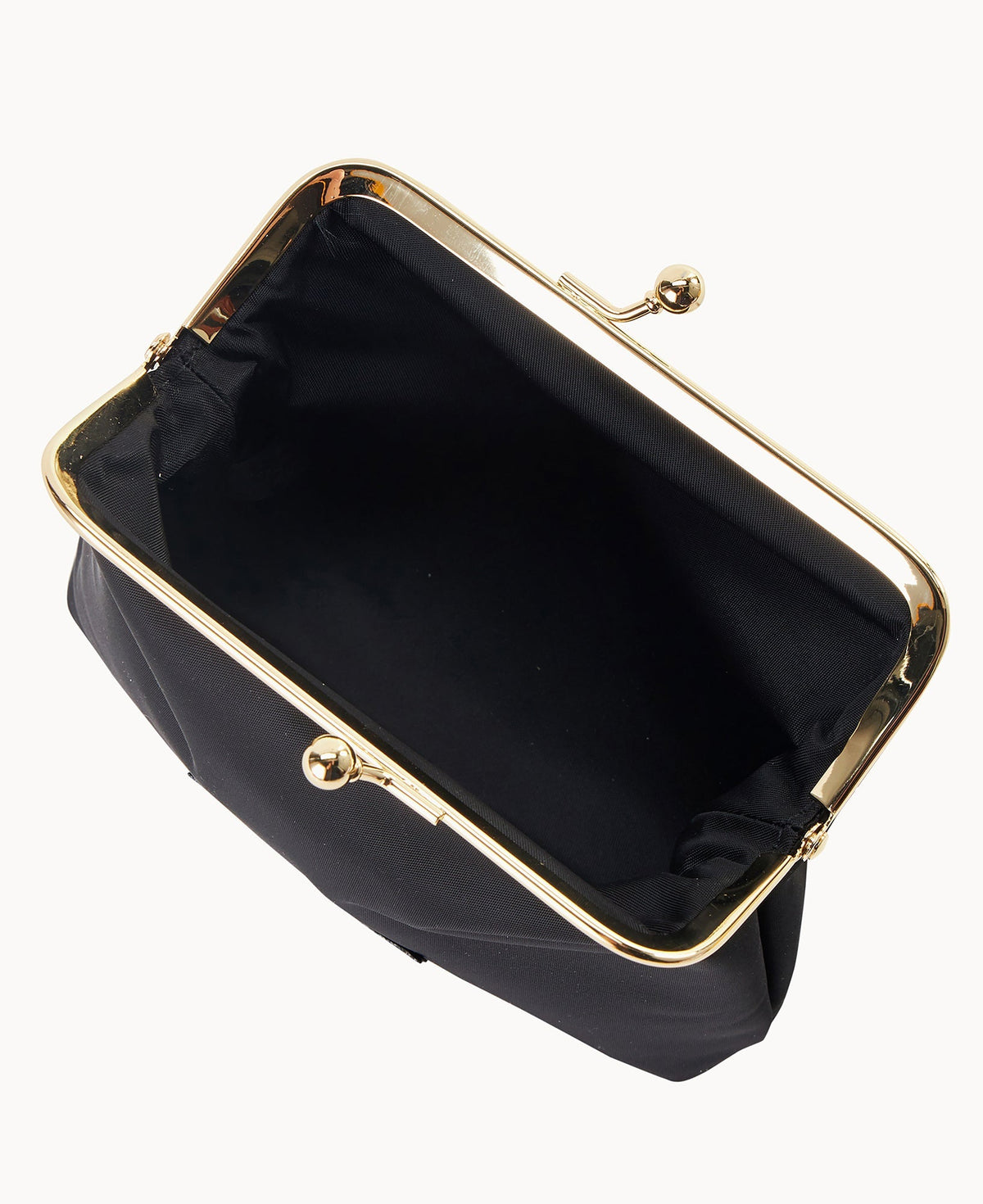 Nylon Large Framed Purse