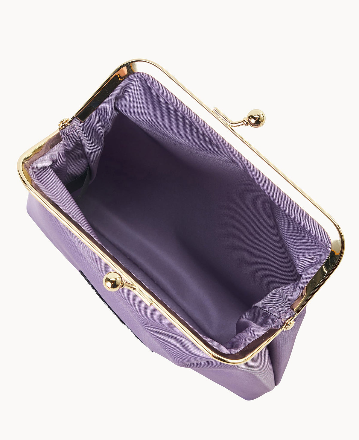 Nylon Large Framed Purse