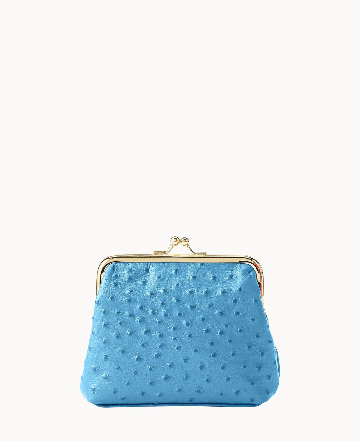 Ostrich Large Framed Purse