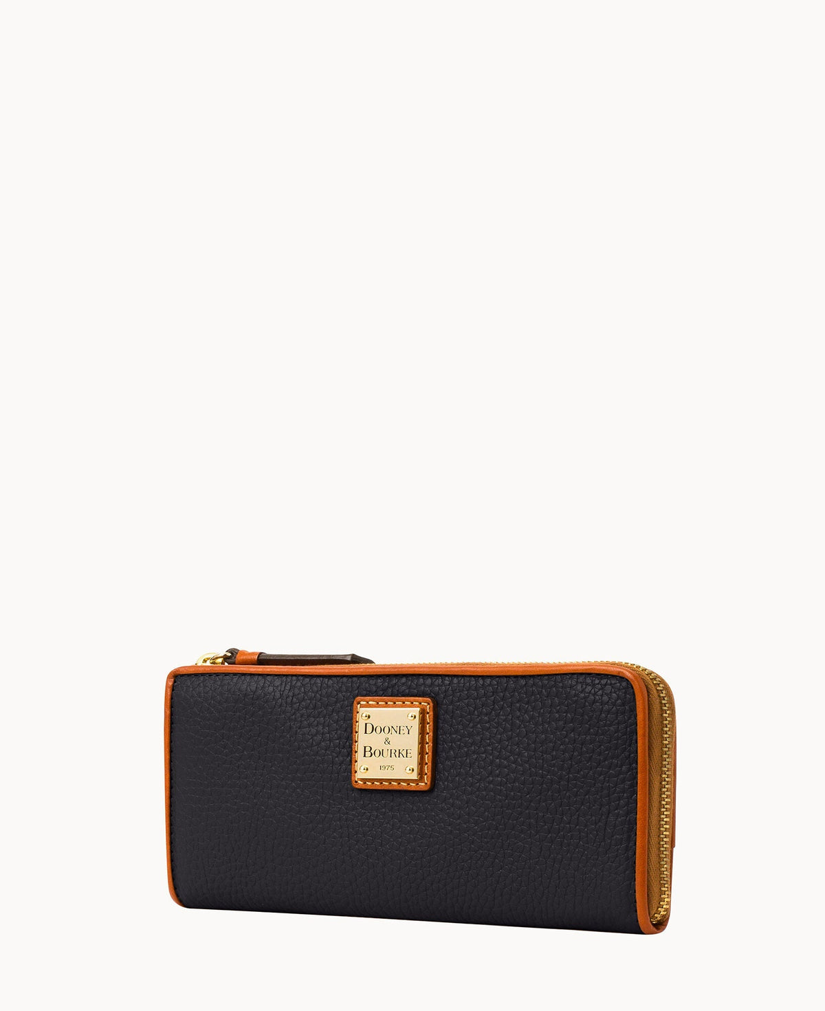 Pebble Grain Zip Clutch