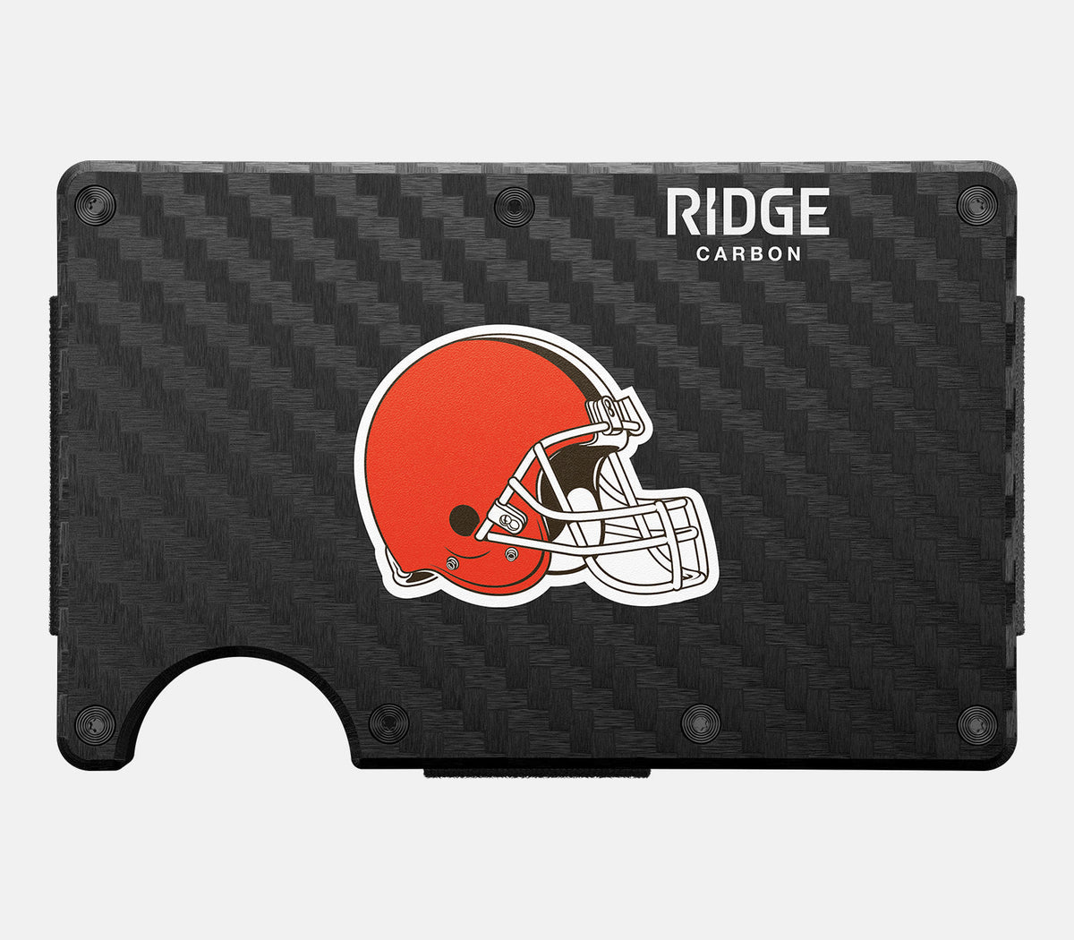 Ridge Wallet - Cleveland Browns - Carbon Fiber 3k