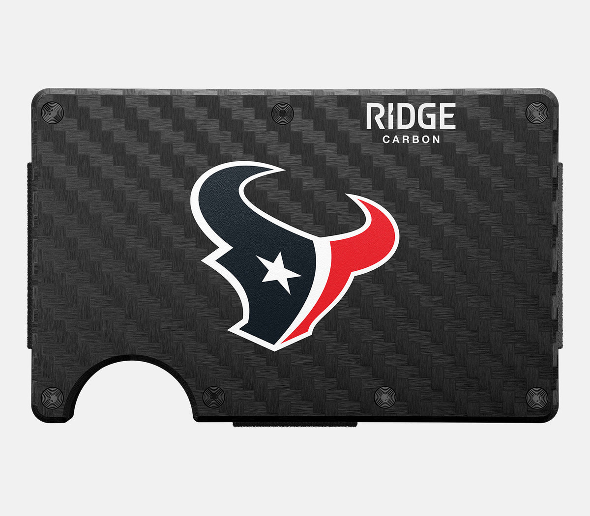 Ridge Wallet - Houston Texans - Carbon Fiber 3k