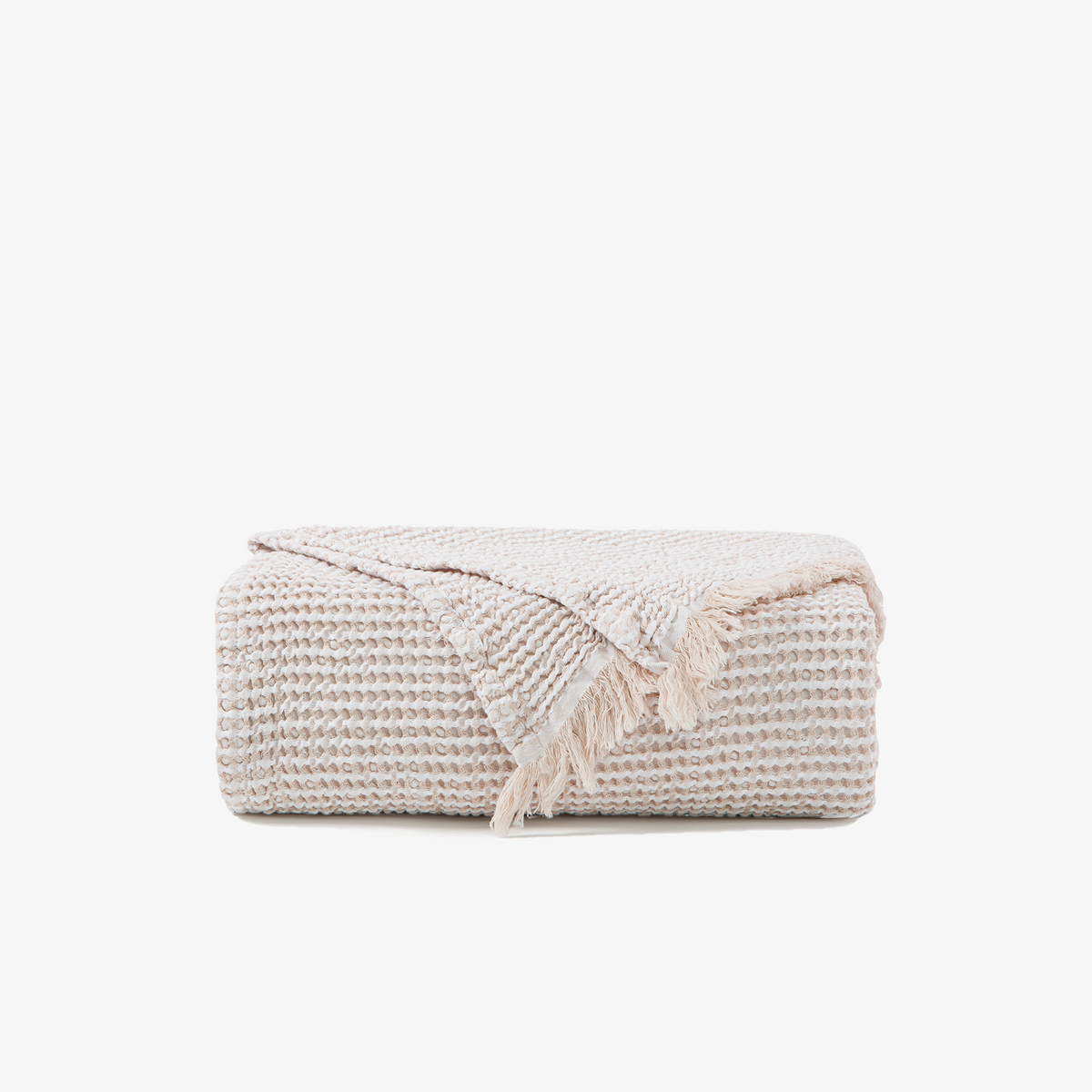 The Organic Cotton Waffle Throw