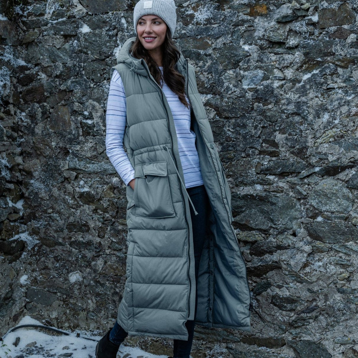 Welham Womens Gilet - Mist Grey