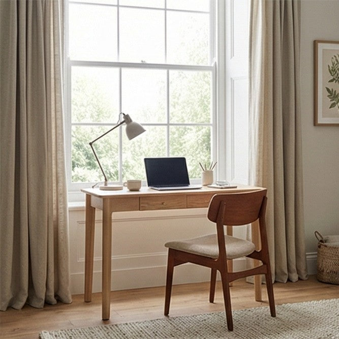 Wright Oak Desk and Dressing Table