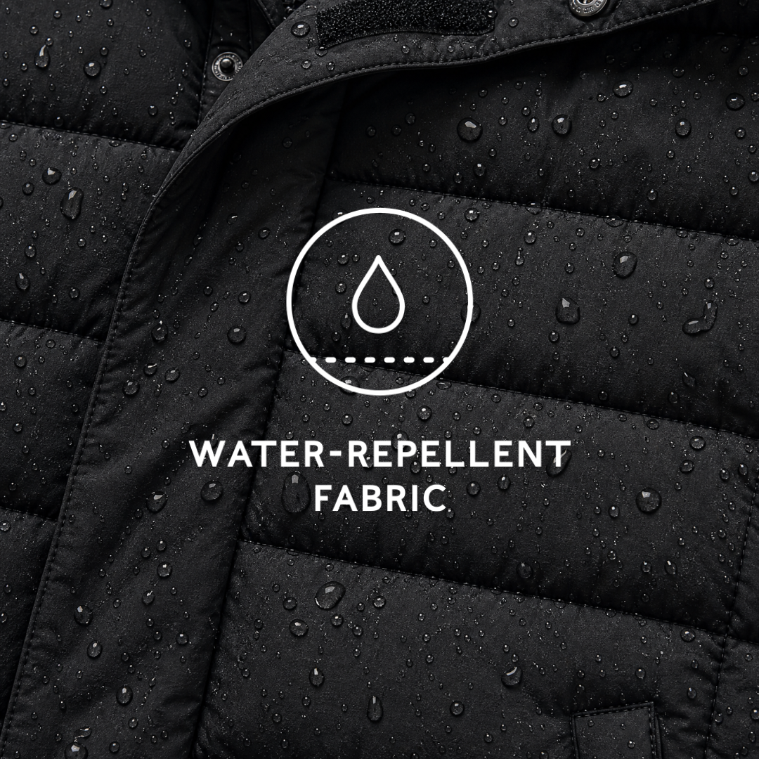 Wyness Womens Shower Resistant Insulated Jacket - Black