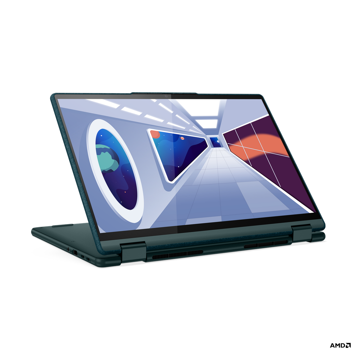 Lenovo Yoga 6 13ABR8 – 13.3" FHD+ Touch 2-in-1 – AMD Ryzen 5 7530U – 8GB RAM – 512GB SSD – Dark Teal