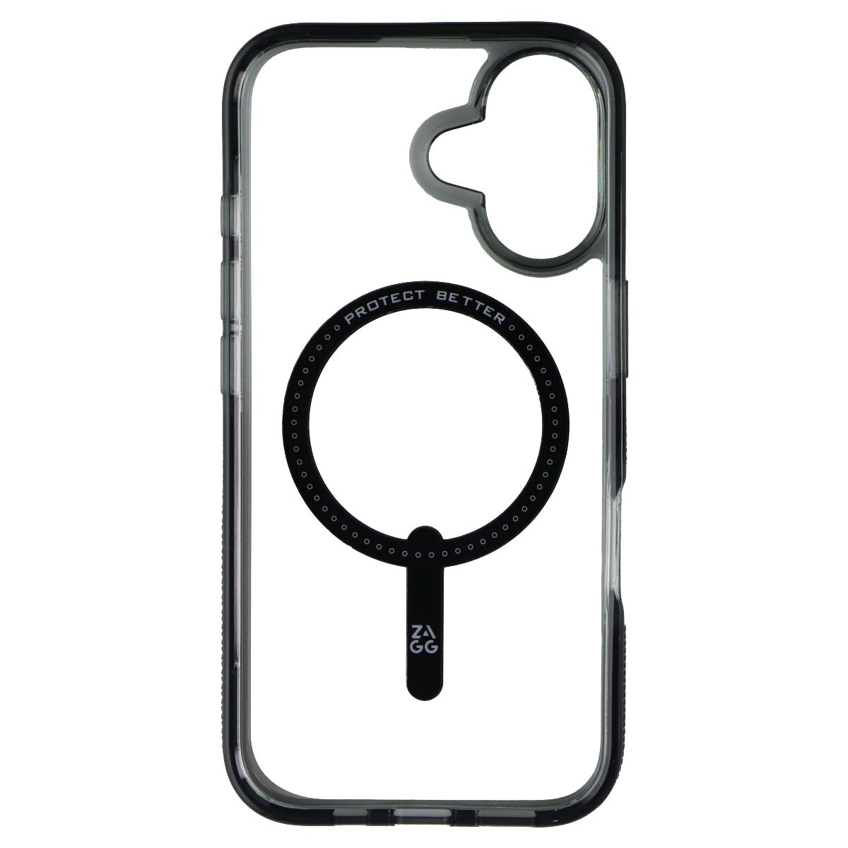 ZAGG Santa Cruz Snap Case for MagSafe for Apple iPhone 16 - Clear / Black - New